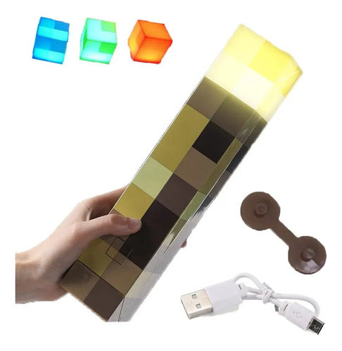 💡 Lámpara Minecraft Gamer Edition 🎮✨ENVIO SIN COSTO